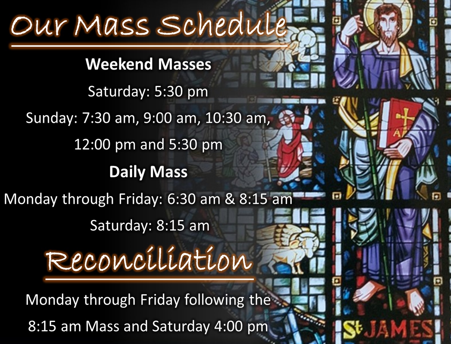 Mass Schedule 9124.1